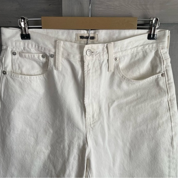 Madewell The Perfect Summer Jean‎ in Tile White: Destructed-Hem Edition 30 - Picture 7 of 11